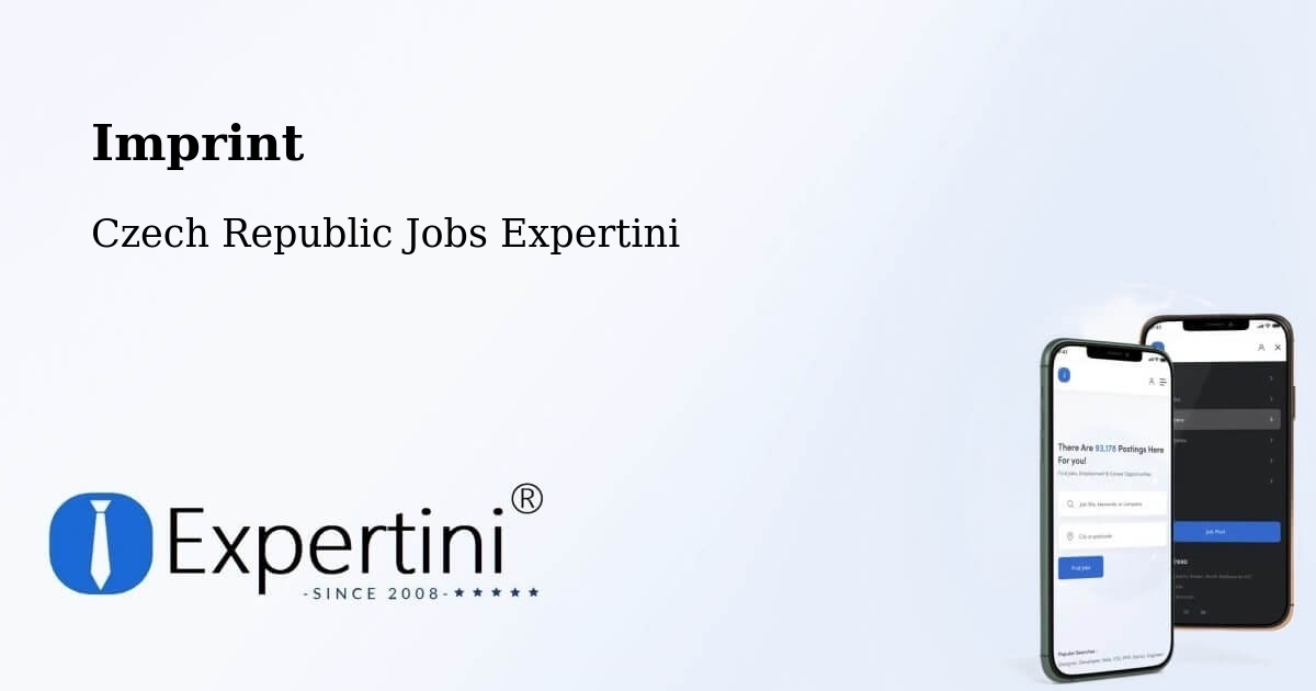 Imprint – Kladruby - Czech Republic Jobs Expertini