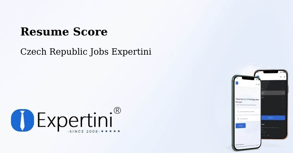 Resume Score & Job Description Match Tool – Kladruby - Czech Republic Jobs Expertini
